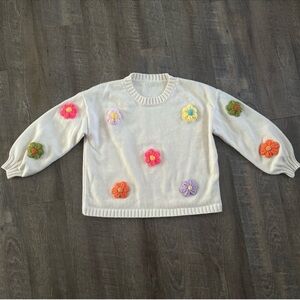 Cider Multicolor Floral Women's Sweater